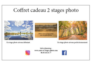 bon cadeau 2 stages photo Auvergne